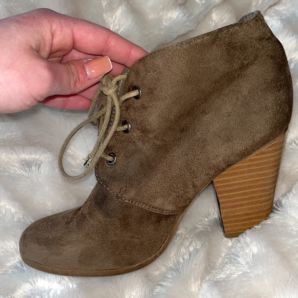 Brinley Co. Lace Up Ankle Bootie - Picture 8 of 15